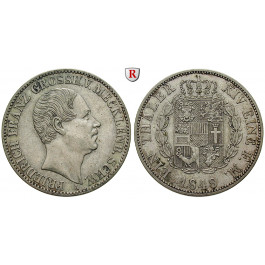 Mecklenburg, Mecklenburg-Schwerin, Friedrich Franz II., Taler 1848, ss-vz