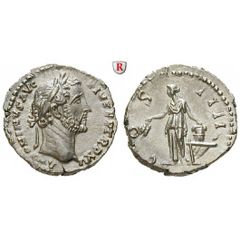 Römische Kaiserzeit, Antoninus Pius, Denar 151-152, vz-st