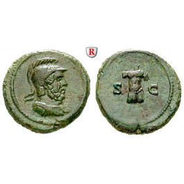 Römische Kaiserzeit, Anonyme Ausgaben, Domitian bis Antoninus Pius, Quadrans, ss-vz