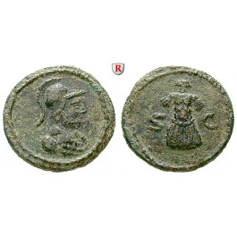 Römische Kaiserzeit, Anonyme Ausgaben, Domitian bis Antoninus Pius, Quadrans, ss