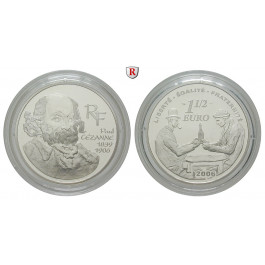 Frankreich, V. Republik, 1 1/2 Euro 2006, 19,98 g fein, PP