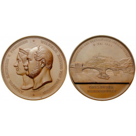 Brandenburg-Preussen, Königreich Preussen, Wilhelm I., Bronzemedaille 1864, st