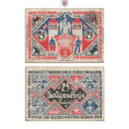Notgeld der besonderen Art, Bielefeld, 25 Mark 15.7.1921-1.4.1922, I-