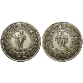 Münster, Bistum, Sede Vacante, Silbermedaille 1719, f.vz