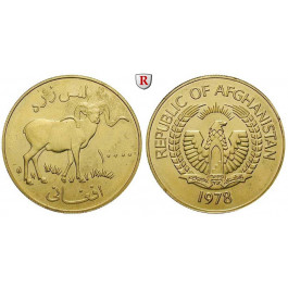 Afghanistan, Republik, 10000 Afghanis 1978, 30,1 g fein, st