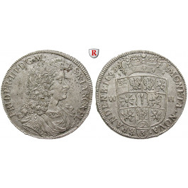 Brandenburg-Preussen, Kurfürstentum Brandenburg, Friedrich III., 2/3 Taler 1693, vz