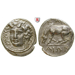 Thessalien, Larissa, Drachme um 356-342 v.Chr., ss-vz