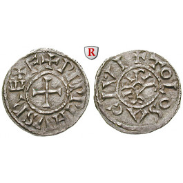 Karolinger, Pippin I./Pippin II. von Aquitanien, Denar, ss-vz