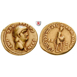 Römische Kaiserzeit, Nero, Aureus 62-63, ss+