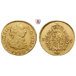 Spanien, Carlos III., 1/2 Escudo 1788, ss-vz