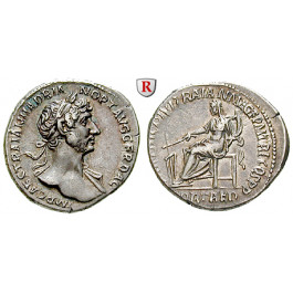 Römische Kaiserzeit, Hadrianus, Denar 117, vz