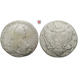 Russland, Katharina II., Rubel 1773, f.ss