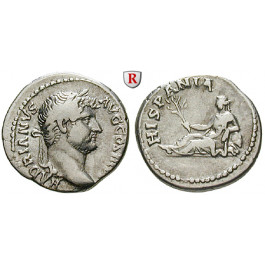 Römische Kaiserzeit, Hadrianus, Denar 134-138, ss
