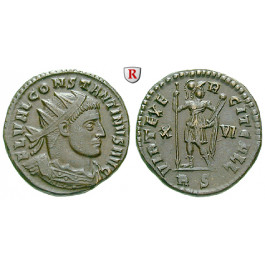 Römische Kaiserzeit, Constantinus I., Follis 312-313, vz+