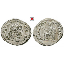 Römische Kaiserzeit, Caracalla, Denar 214, vz