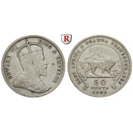 Britisch-Westafrika, Edward VIII., 50 Cents 1906, ss