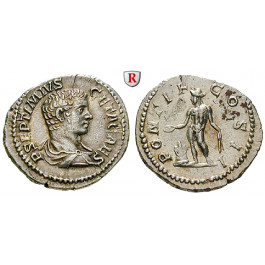 Römische Kaiserzeit, Geta, Caesar, Denar 209, f.vz