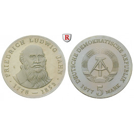 DDR, 5 Mark 1977, Jahn, PP, J. 1564