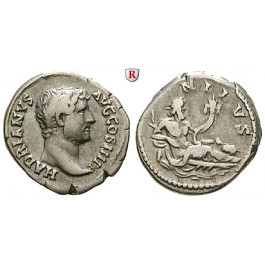 Römische Kaiserzeit, Hadrianus, Denar 134-138, ss