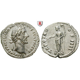 Römische Kaiserzeit, Antoninus Pius, Denar 151-152, vz