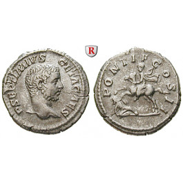 Römische Kaiserzeit, Geta, Caesar, Denar 208, ss-vz