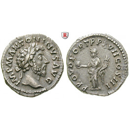 Römische Kaiserzeit, Marcus Aurelius, Denar 162-163, vz