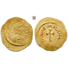 Byzanz, Mauricius Tiberius, Tremissis 582-602, ss-vz