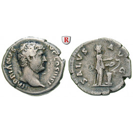 Römische Kaiserzeit, Hadrianus, Denar 134-138, ss
