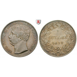 Hohenzollern, Hohenzollern-Sigmaringen, Carl, Gulden 1838, ss-vz