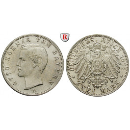 Deutsches Kaiserreich, Bayern, Otto, 2 Mark 1905, D, ss-vz/vz-st, J. 45