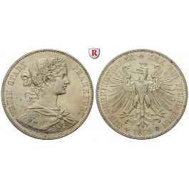 Frankfurt, Stadt, Vereinstaler 1859, vz/vz-st