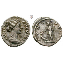 Römische Kaiserzeit, Lucilla, Frau des Lucius Verus, Denar um 164, ss+