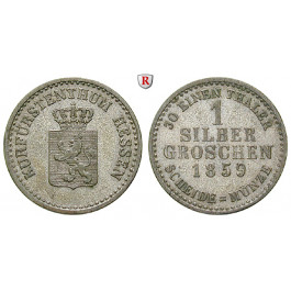 Hessen, Hessen-Kassel, Friedrich Wilhelm I., Silbergroschen 1859, ss-vz