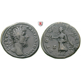 Römische Kaiserzeit, Lucius Verus, Sesterz 167, ss+/ss