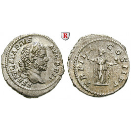 Römische Kaiserzeit, Geta, Denar 211, f.vz
