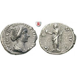 Römische Kaiserzeit, Lucilla, Frau des Lucius Verus, Denar 161-167, ss-vz
