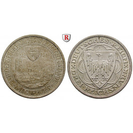 Weimarer Republik, 3 Reichsmark 1931, Magdeburg, A, vz-st, J. 347