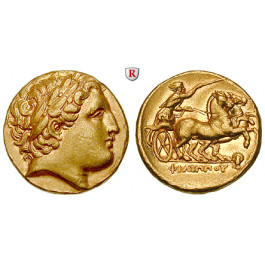 Makedonien, Königreich, Philipp II., Stater 323-317 v.Chr., vz/vz-st