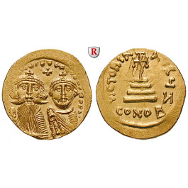 Byzanz, Heraclius und Heraclius Constantinus, Solidus 629-631, vz-st