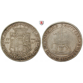 Stolberg, Stolberg-Stolberg und Stolberg-Roßla, Christoph Ludwig II. und Friedrich Botho, 2/3 Taler 1746, ss