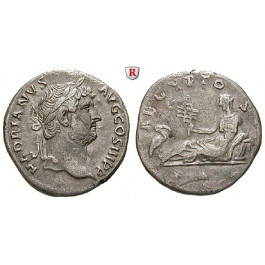 Römische Kaiserzeit, Hadrianus, Denar 134-138, ss-vz/ss