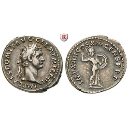 Römische Kaiserzeit, Domitianus, Denar 87, ss-vz