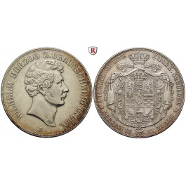 Braunschweig, Herzogtum Braunschweig, Wilhelm, Vereinsdoppeltaler 1855, ss+/ss-vz