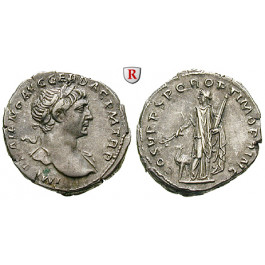 Römische Kaiserzeit, Traianus, Denar 103-111, vz