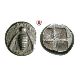 Ionien, Ephesos, Drachme 500-420 v.Chr., ss-vz