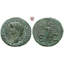 Römische Kaiserzeit, Claudius I., As 50-54, vz/ss-vz