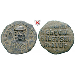 Byzanz, Constantinus VII. und Romanus I., Follis 920-944, ss+
