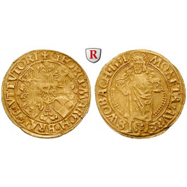 Brandenburg in Franken, Brandenburg-Franken, Georg der Fromme, Goldgulden 1531, ss