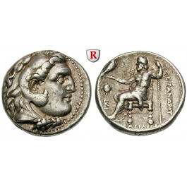 Makedonien, Königreich, Alexander III. der Grosse, Tetradrachme 320-280 v.Chr., vz/ss-vz