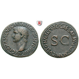 Römische Kaiserzeit, Germanicus, As 80-81, ss+